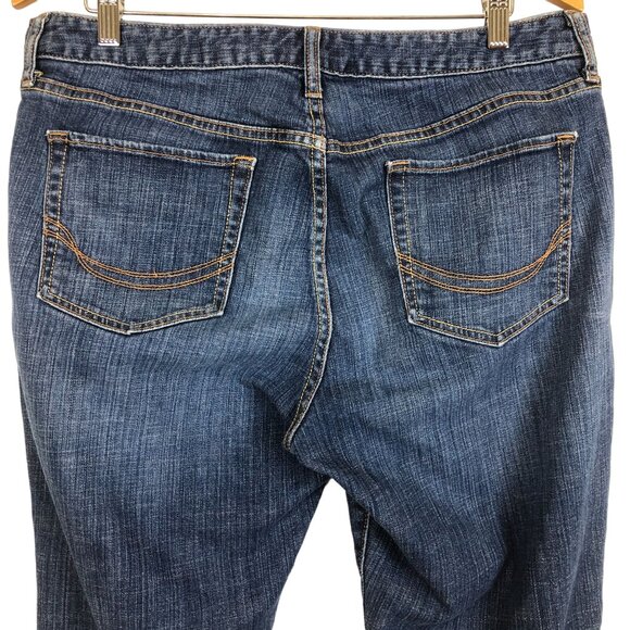 Old Navy The Dreamer Womens Bootcut Jeans Size 14 High Waist Stretch Denim - Picture 8 of 9